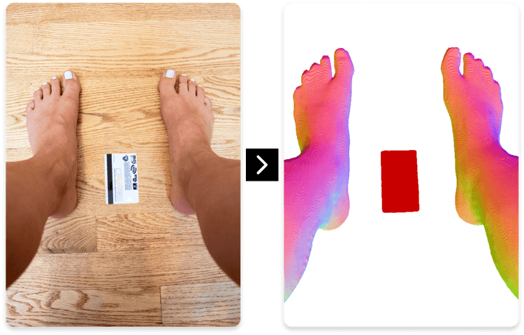 Feet Scan Shape